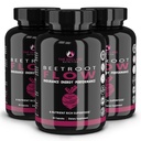 ENCLARE NUTRITION Beet Puder kapsułki korzeniowe, buraka cukrowego 1300mg. Suplementy tlenku azotu dla mężczyzn, Wspiera Gut Health dla kobiet, Energia, Mózg, Athletic Performance, Heart Health Non GMO 180ct (3)