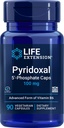 Life Extension Pyridoxal 5- Fosforan Czapki 100 mg P5P, 90 Kapsułki Veg - Advanced witaminy B6 Suplement