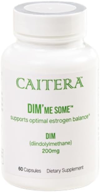 DIM'me Some | Diindolylmethane Dietary Supplement 200mg | Helps Promote Hormone Balance | Blend of Cruciferous Vegetables + Antioxidant Benefits | Vegan 60 Capsules