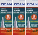 Zicam Intensywne Sinus Relief, Chłodzenie Mentol i Eucalyptus Pompa 0,5 fl oz (Ilość 3)