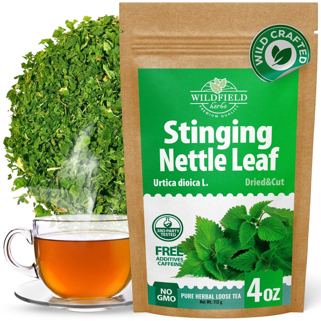4 oz. Suszony Nettle Leaf Tea Ortiga Planta Nettle Herb luzem Stinging Nettle Leaf Herb Tea (Urtica dioica) - 113g Stinging Nettle Leaves Herbal Tea ortiga verde te