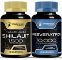 WELLNESS LABSRX Resveratrol kapsułki z Shilajit Kapsułki Pure Himalayan