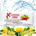 Krampade Fiber 2K Wysoka rozpuszczalna Fiber, Wysokie Potas, Magnezu Suplement Drink Proszek Mix - 2X Więcej Fiber 124; Zmniejszenie skurcze 124; (Lemon Lime, 19 Serving Bulk Pouch)