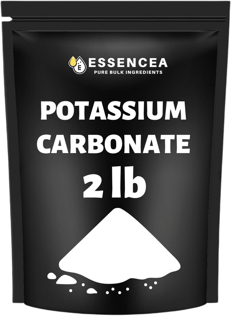 Węglan potasu 2lb przez Esencea Czyste Składniki luzem 124; 100% Czysty Proszek potasu dla roślin i suplementów (32 uncje)