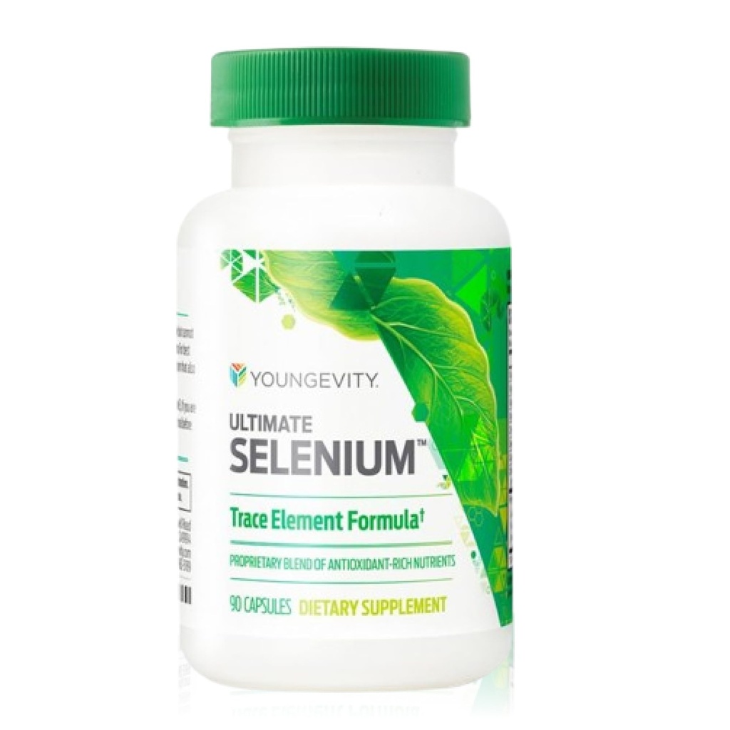Youngevity Ultimate Selenium + Cofactors - Essential Mineral Supplement for Immune Support, Antioxidant Defense, Thyroid Function, and Cellular Health (I-selenomethionine) - (90 Capsules)