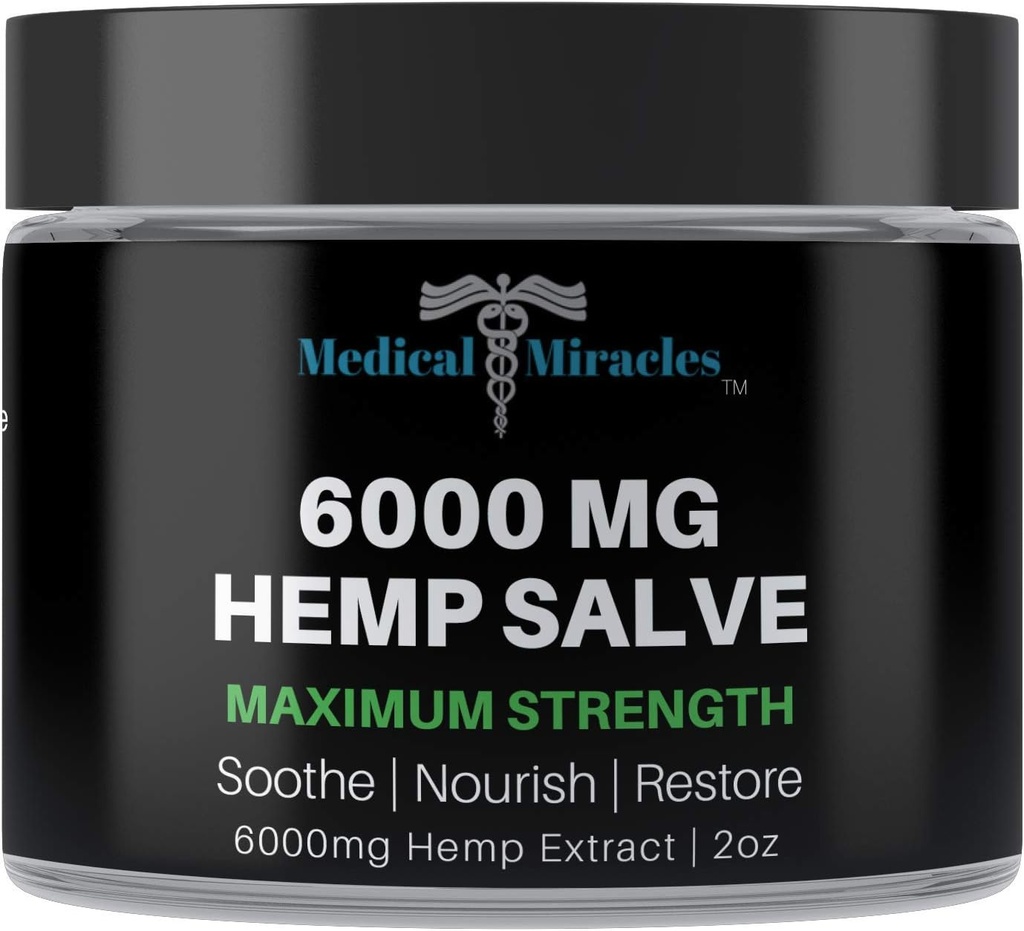 Medyczne cuda 6000 MG Maksymalna siła Uzdrawiająca Salwa Użyj do HIPS, Joints, Neck, Back. Wykonane z najlepszych dostępnych składników