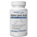Superior Labs Alpha Lipoic Acid 600 mg kapsułki, Pure Non- GMO ALA, Wysoka absorpcja, Nerve Support, Zdrowe krążenie i odpowiedź Nerve, Zdrowy starzenia przeciwutleniacz, 120 Czapki Veg, 4- Miesiąc dostaw
