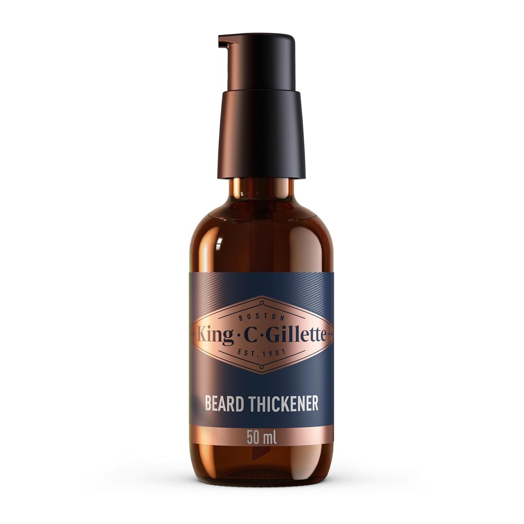 King C. Gillette Beard Tickener z kompleksem witaminy B i kofeiny, 1.7oz