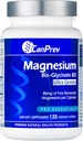 CanPoprzedni Magnez Biglycinate Chelated 80mg Ultra Gentle 120 V- Caps 120- Day Supply - Support Muscle Function, Bone Strength & Relaxation, Pure Magnezu Bisglicinate Formuła, Promowanie komfortu i równowagi