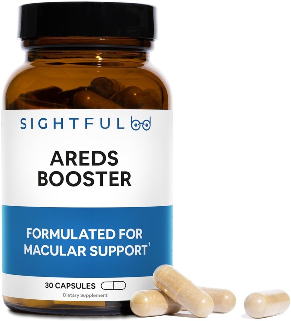 AREDS Booster różne formuła niż AREDS 2 = 124; Zawiera Resweratrol, Quercetin, & Green Tea Extract 124; Przeciwutleniacze 124; 30 Count