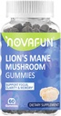 Gumowe Gumki Lwa - 1000mg for Focus & Cognitive Support, Wegetarianin & Gluten- Free, Mieszany Flavor Berry, 60 Count