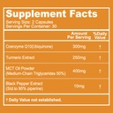 CoQ10 300 mg kapsułki, suplement wegański do produkcji energii, Non-GMO, Gluten Free - 60 kapsułki wegetariańskie
