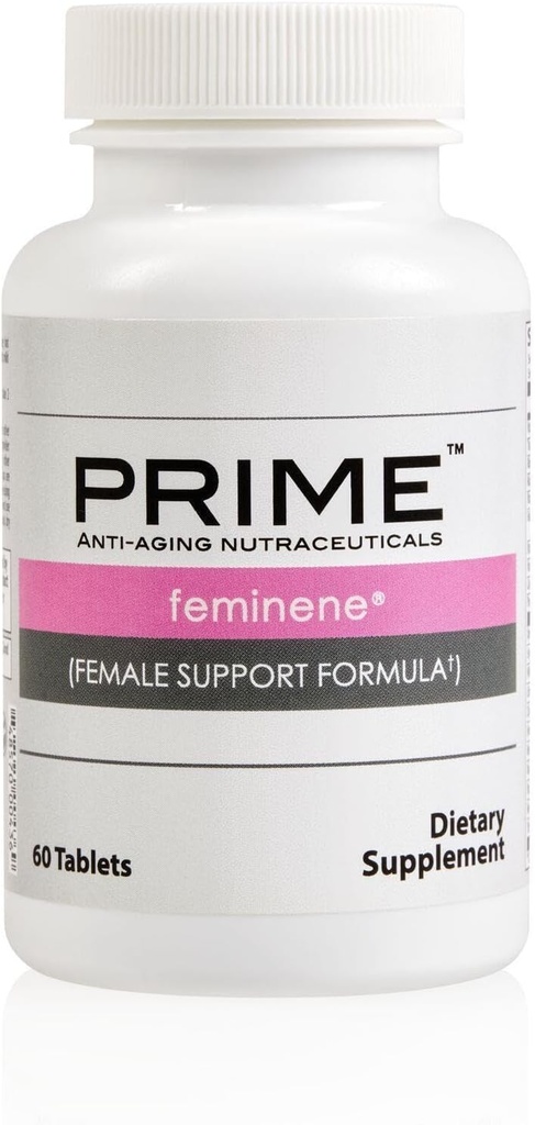 Feminene Kobieta Wsparcie, Pomaga zmniejszyć gorące błyski & nocne poty związane z menopauzą, Pomaga stabilizować nastrój 124; Prime by Market America (30 Służenia)