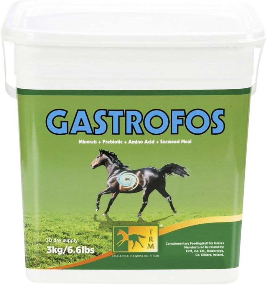 TRM Gastrofos Koń Pasze suplement diety dla Ulcer Acid Restruct Prevention and Healthy Diseasure Acid 124; Neutralizuje kwas żołądkowy - 6, 6 lb (3kg) - 6, 6 lb