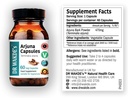 Kapsułki Arjuna (Terminalia arjuna) DR WAKDE 124; 60 Czapek Veg 124; Suplement Ayurvedic 124; Wegan 124; 100% Kapsułki Herbal 124; Zniżki ilościowe 124; Wysyłka tego samego dnia