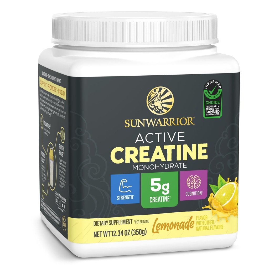 Kreatyna jednowodny proszek Mikronizowane Precrutout Recovery Supplement Wsparcie dla Muscle Building Strength Training Cognition Wegan & Keto Friendly, Łatwe Mieści 50 Sług Lemoniada Flavored