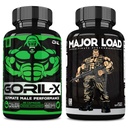ONL Ultimate Men 's Testosteron Booster Bundle - GORIL- X & Major Load Supplements