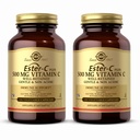 Solgar Ester- C Plus 500 mg Witamina C (Askorbinian Complex) - 100 Kapsułki roślinne, Opakowanie 2 - Przeciwutleniacz i wsparcie immunologiczne - Non GMO, Wegan, Gluten Free, Kosher - 200 Sługi ogółem