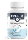 Freeda Magnezu Citrate 400 mg Tabletki powlekane - Wysoka Absorpcja dla Mięśnie, Nerwy i Relaxation Support - Wegan, Gluten- Free, Kosher - 100