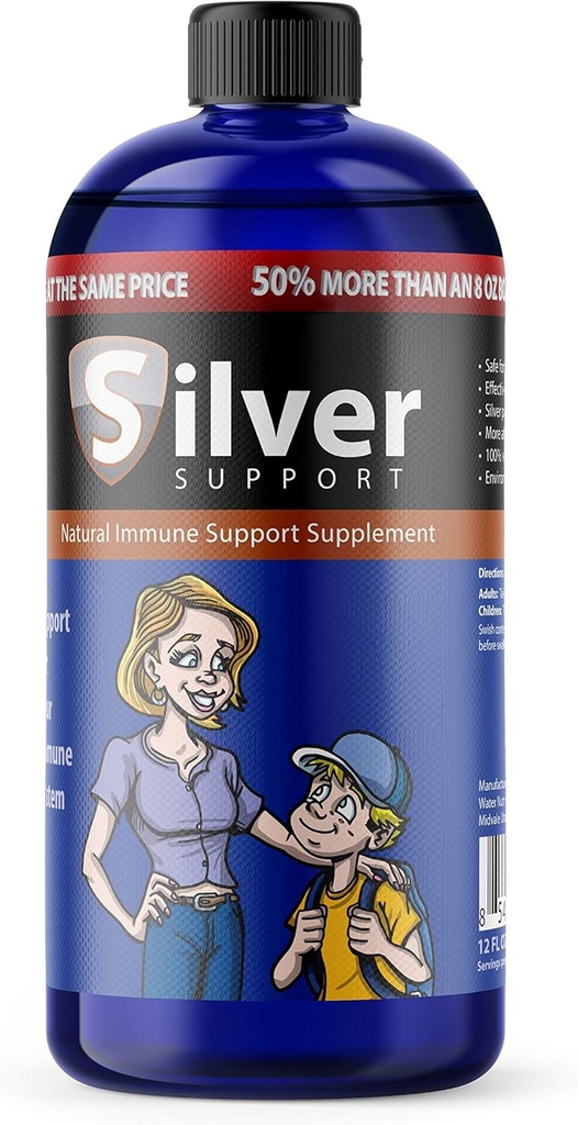 Oczyszczona Ioniczna Silver Technology Liquid Immune Booster dla dzieci, zwierząt domowych i dorosłych poprawia Wellness