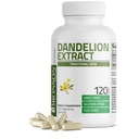 Bronson Dandelion Korzeń wysokiej mocy suplement, Wspiera ogólne dobre zdrowie i dobre samopoczucie, Tradycyjne zioła diuretyczne - Non-GMO, 120 Kapsułki wegetariańskie