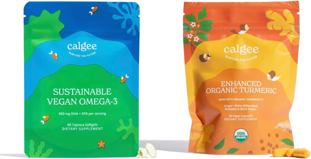Wegańskie Omega-3 i USDA Organic Turmeric