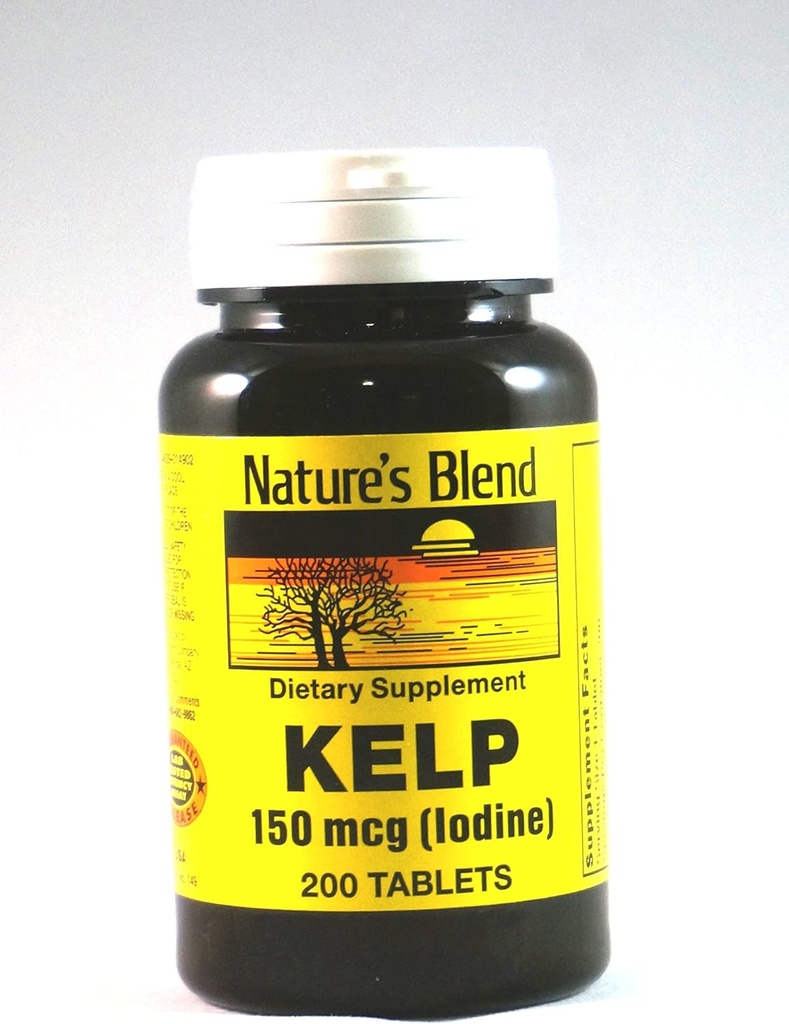 Mieszanka przyroda Kelp 150mcg (jod), 200 tab, (opakowanie po 2)