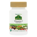 Nature Plus Source of Life Garden Certified Organic Witamina C - 500 mg, 60 Kapsułek wegetariańskich - Whole Food Immune Supplement Supplement, Przeciwutleniacz - Wegetarianin, Gluten- Free - 30 Servings