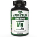ZOC Czysty glikozynian magnezu Kapsułki 1000mg Maksymalna moc, Chelated for High Absorption Magnezu Suplement do snu, Mięśnie, Mózg, Bone and Heart Health, 3. Tested Party, 180 Kapsułki