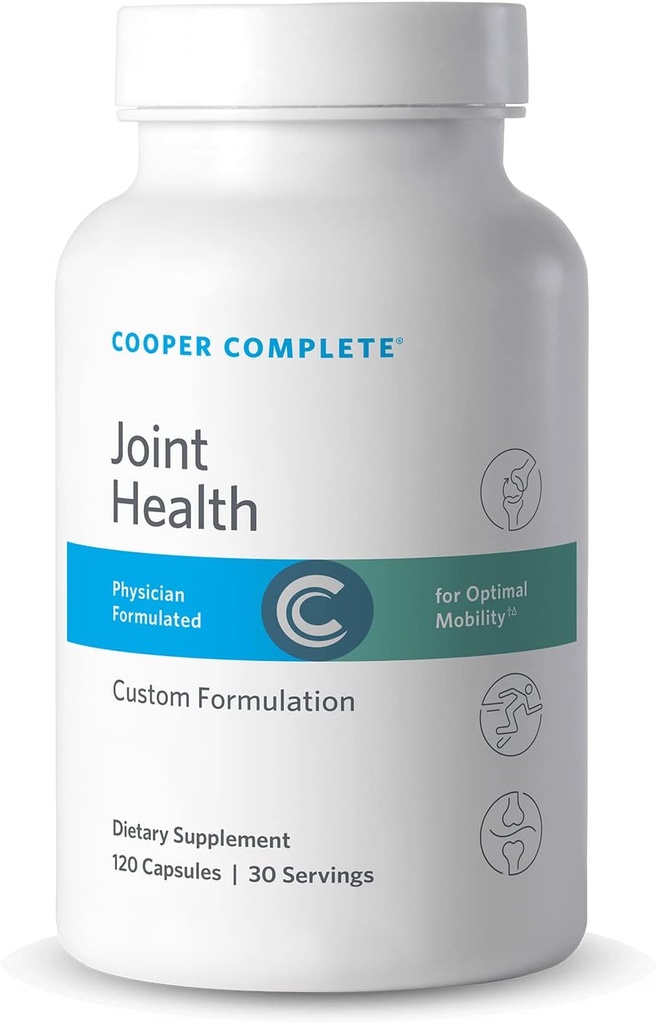 Cooper Complete - Joint Health Supplement - Glukozamina, Chondroitin, Żelatyna, Bromelain - 30 Servings per Bottle. Opakowanie zawierające 3