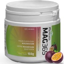 MAG365 Czysty proszek z magnezu jonowego - Naturalny i biodostępny dodatek rozpuszczalny w wodzie z kwasem cytrynowym - Wspomaga energię, mięśnie, kości i serca Funkcje 124; Pasja Owoce 150g 37- Służenie