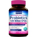 Wewnętrzna witalność Probiotyki kobiet, 120 Miliard CFU, 32 Tested Strains, Probiotyki dla kobiet, Yeast Control, Podtrzymywanie pH pochwy, Prebiotyki, Enzymy trawienne, Żurawina, Raz dziennie 30 Kapsułki wegetariańskie