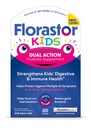 Florastor Dzieci Dual Action suplement probiotyczny, wzmacnia dzieci 'Digestive & Immune Health, 20 Easy- Mix Puder Sticks, Opakowania może Vary