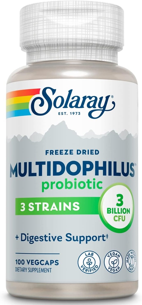 Solaray Multidophilus Suplement 3 Miliard, 100 Hrabia