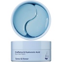 TEREZ & HONOR pod plastry oczu dla ciemnych kręgów - 60 koreańskich masek hydrogelowych dla puffness, worki z kofeiną, kwas hialuronowy, Niacynamid - Undereye Brightening, Hydrating, Anti-Wrinkle & Chłodzenie