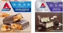 Atkins Karmel Czekoladowy Peanut Nougat Snack Bar, 5 Count and Chocolate Coconut Bar, 5 Count Bundle