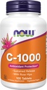 Teraz żywności Suplementy, Witamina C- 1000 z Rose Hips, Trwałe uwalnianie, Antyoksydant Protection *, 100 Tabletki