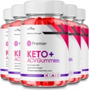 Premier Keto ACV Gummies - Oficjalna formuła, Premier Keto Gummies Blast Plus dla maksymalnej siły z Apple Cider Vinegar 1000MG, ACV Keto Premier Supplement Witamina B12 Folate Beet Root (5 Pack)
