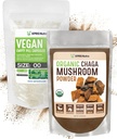 XPRS Nutra Organic Chaga Proszek 4 unce z rozmiarem 00 Preseparowane puste kapsułki (100 Count)