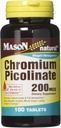 Mason Witaminy Pikolinian chromowy tabletki, 60 Hrabia