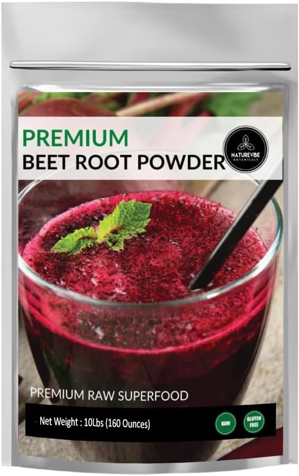 Naturevim Botanicals Premium Buek Root Powder, 10lbs Xi124; Surowiec i nieGMO Xi124; Worek luzem (160 uncji)
