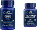 Life Extension Super Ubichinol CoQ10 z ulepszonym Mitochondrial Support & Neuro- mag Magnezu L- treonian, Magnezu L- treonian