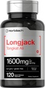 Horbäach Longjack Tongkat Ali dla mężczyzn i kobiet 124; 1600mg 124; 120 kapsułek 124; suplement ekstrakcyjny 124; maksymalne dawki siły 124; Eurycoma Longifolia 124; Non-GMO i Gluten Free