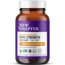 Nowy rozdział Suplement Wapnia - Wytrzymałość kości Tiny Tabs Plant- Based USDA Organic Wapń z magnezem, Witamina D3 + K2, dla Bone Health & Joint Mobility, Heart Support, 905 mg dawka - 240 Tiny Tabs