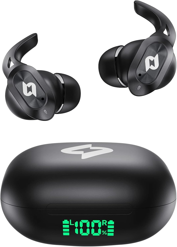 Bezprzewodowe słuchawki Bluetooth słuchawki z bezprzewodową ładowarką