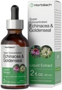 Horbäach Echinacea Goldenseal Płynna nalewka Krople 124; 2 fl oz 124; Alkohol wolny ekstrakt 124; Wegetarianin, Non-GMO, Gluten