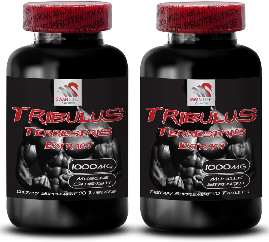 Natural Stamina Boost - TRIBULUS TERSTARIS Extract - Support Siła i Aktywność, Energy Optimization Formula, Plant- Based Power, Body Performance Mieszanka, Aktywny odzysk, Energia Flow 2Bot 180Tabs