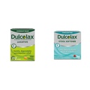 Dulcolax Stymulant Laxative Tablets (100 Count) Delikatne Zaparcia w ciągu nocy Relief, Bisacodyl 5 mg & Stool Softener Laxative Liquid Gel Kapsułki (100ct) dla Gentle Relief, Docusate Sodu 100mg