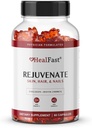 HealFast Odmładzacz witaminy i suplement żelu mineralnego - Gumiaki kolagenowe + witaminy, biotyna i cynk - Anti Aging Beauty & Skin Supplement Clinically-Studied & Ficicician Formulated - 60 Count
