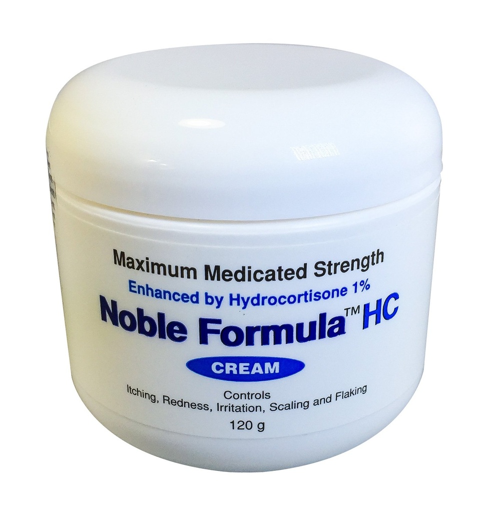 Noble Formula 1% Hydrokortyzon krem z 0,25% Pyrithione cynku (Znp), 4 oz